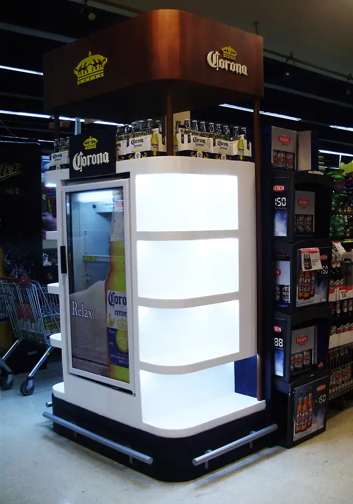 Corpóreos en PVC, e iluminación LED integrada